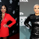 Ashanti Douglas attends “It’s a Wonderful Lifetime” first holiday party of the year at STK Los Angeles on October 22, 2019; Keyshia Cole attends the 2019 Soul Train Awards at the Orleans Arena on November 17, 2019.
